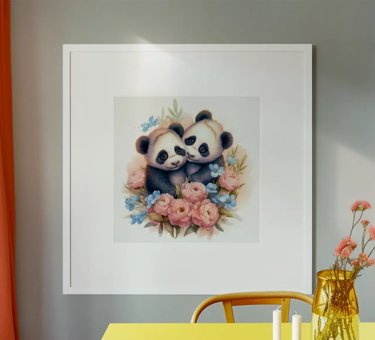 Pandas bebés hahnemühle de Happy Littles