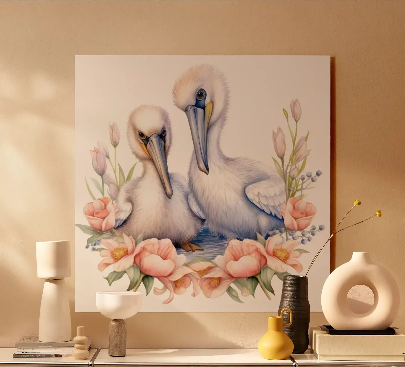 Baby Pelicans plexiglass da Happy Littles