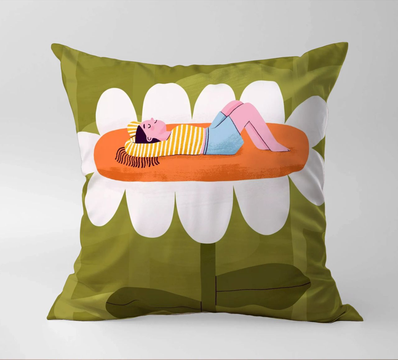 S'épanouir à son rythme coussin de JillGori
