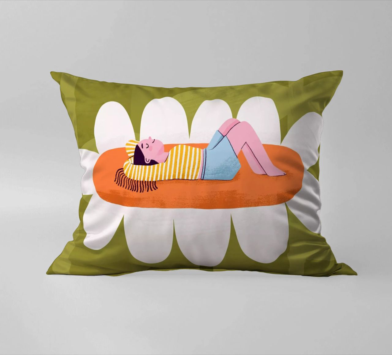 S'épanouir à son rythme coussin de JillGori