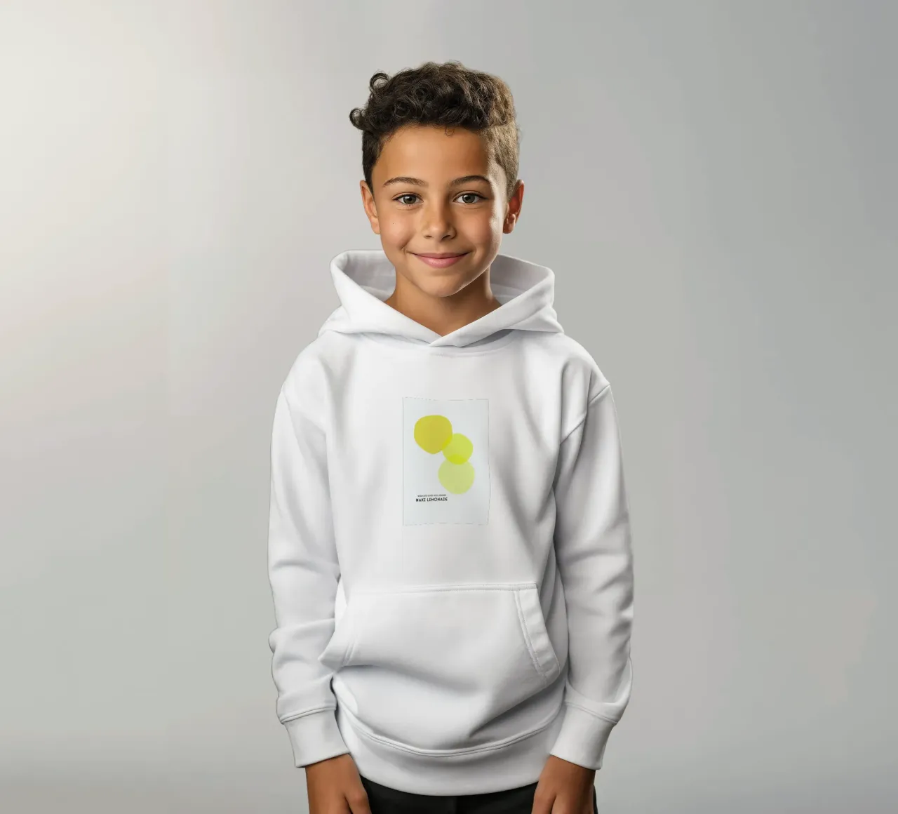 Lemons 2 felpa bambino con cappuccio da Trabolt Design