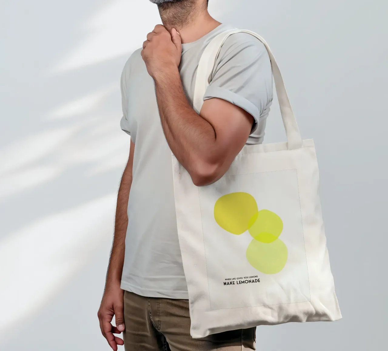 Lemons 2 borsa in juta da Trabolt Design