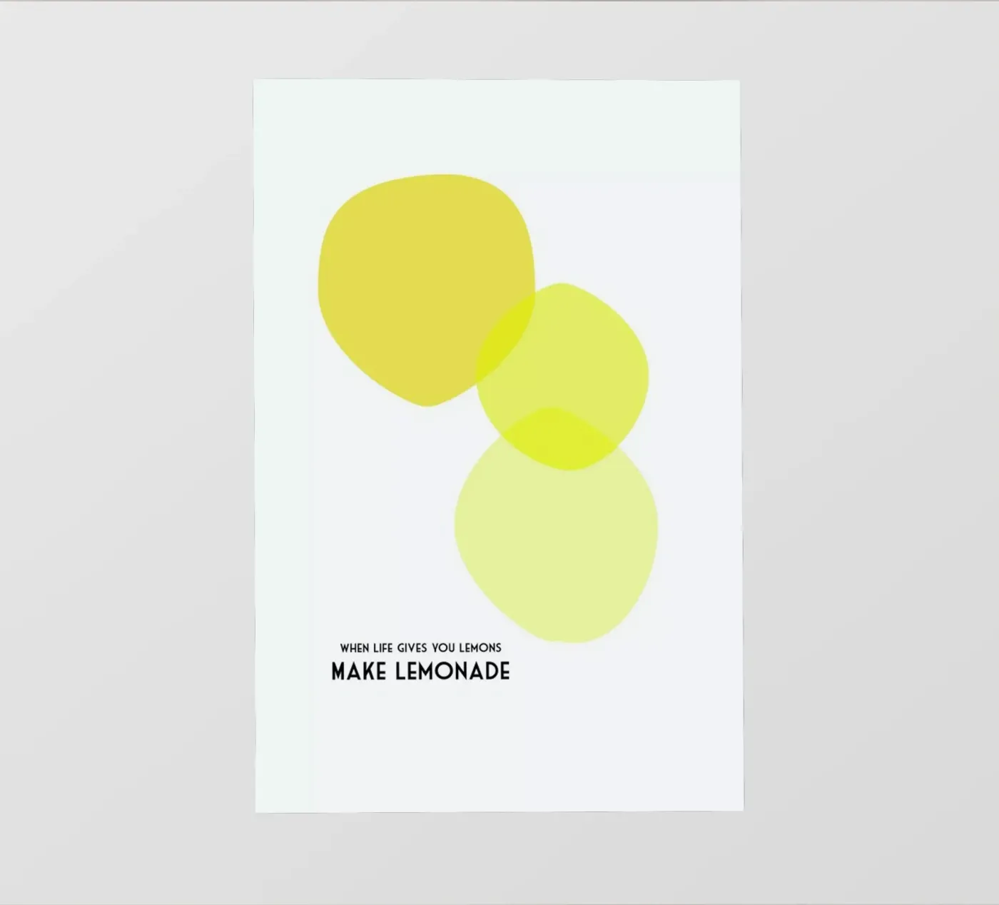 Lemons 2 pellicola backlit da Trabolt Design