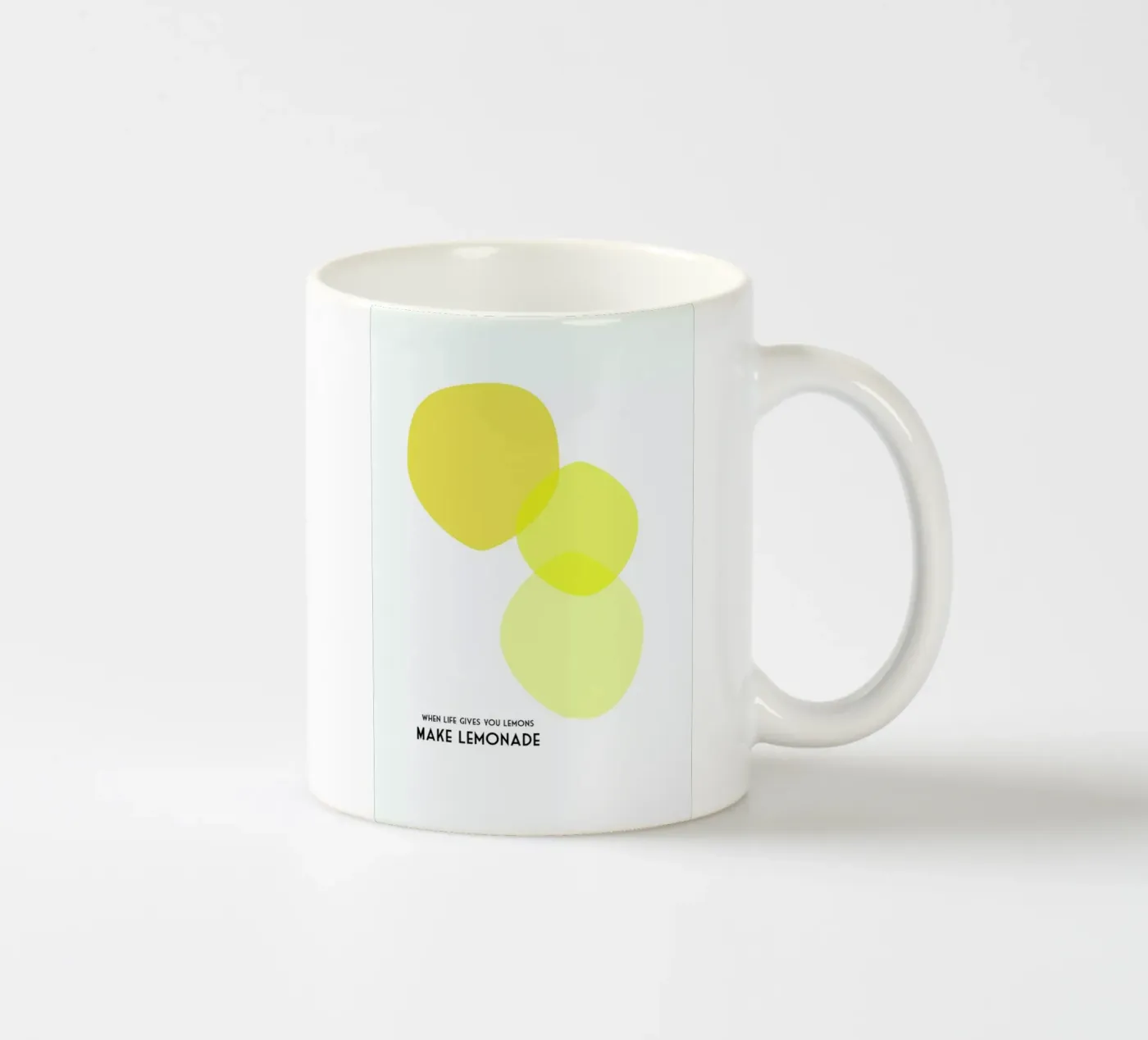 Lemons 2 ceramic mug by Trabolt Design