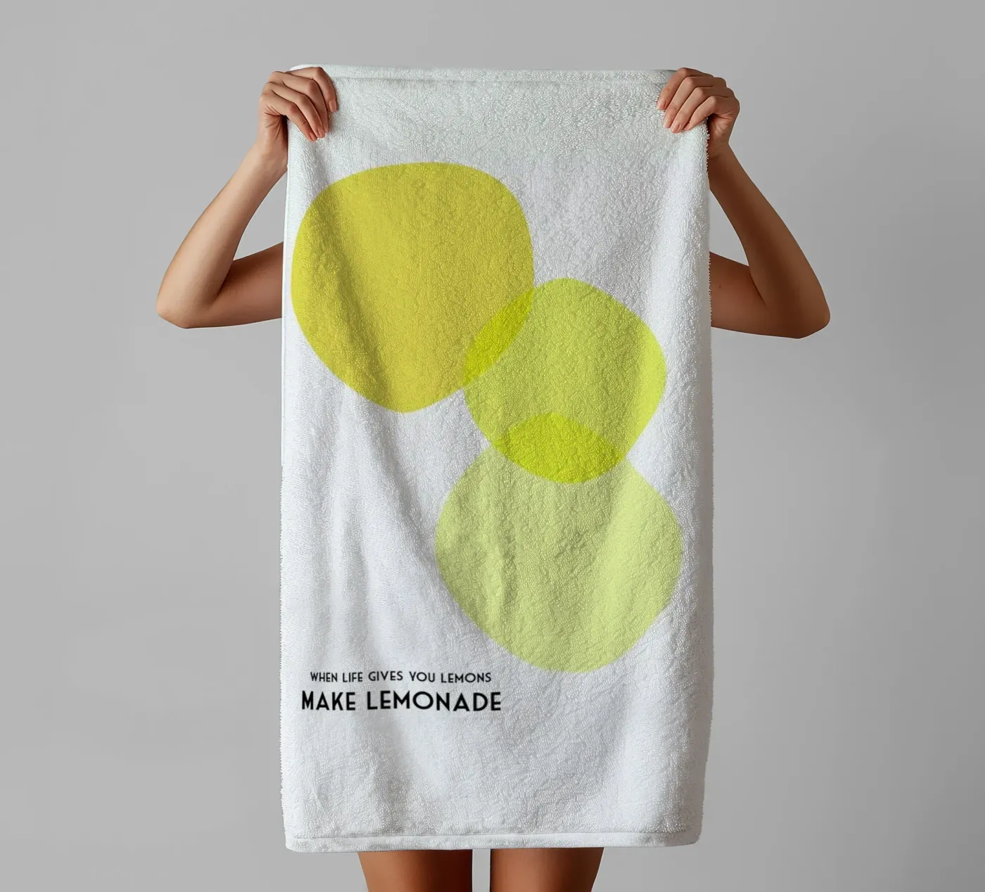 Lemons 2 badhanddoek van Trabolt Design