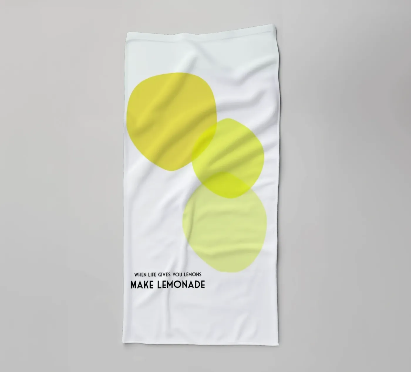 Lemons 2 badhanddoek van Trabolt Design