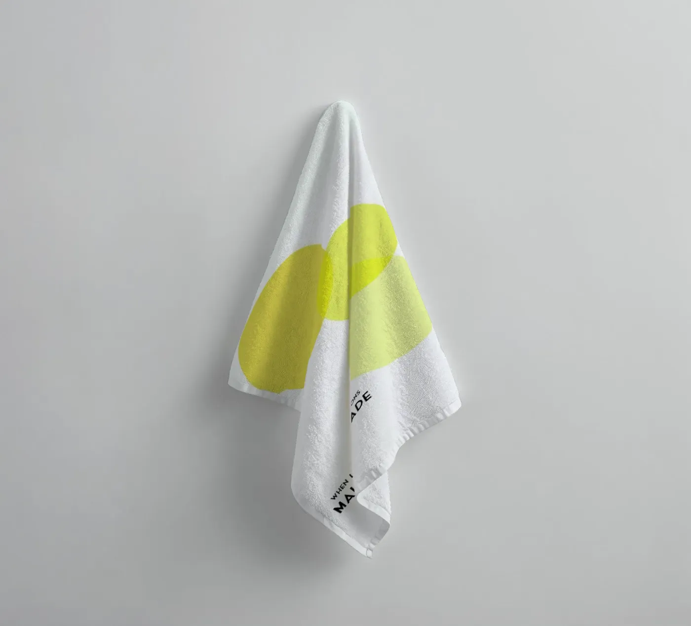 Lemons 2 badhanddoek van Trabolt Design