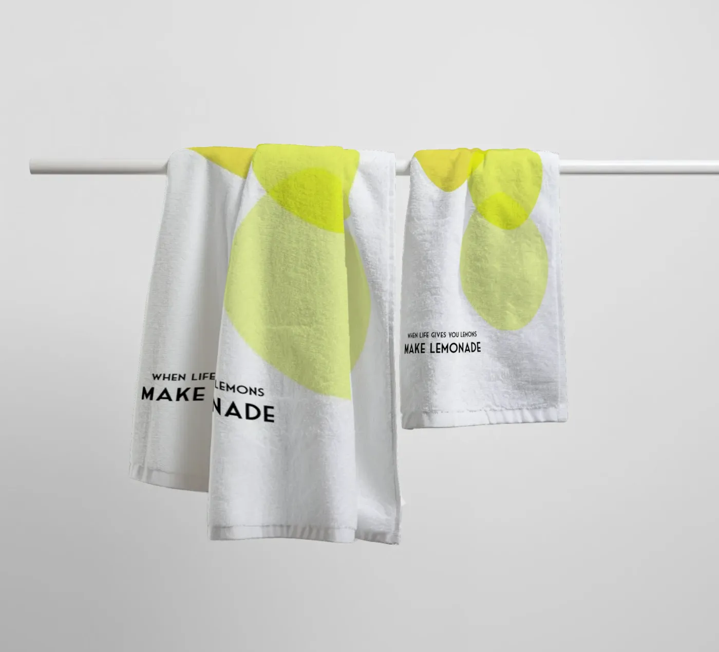 Lemons 2 towel by Trabolt Design