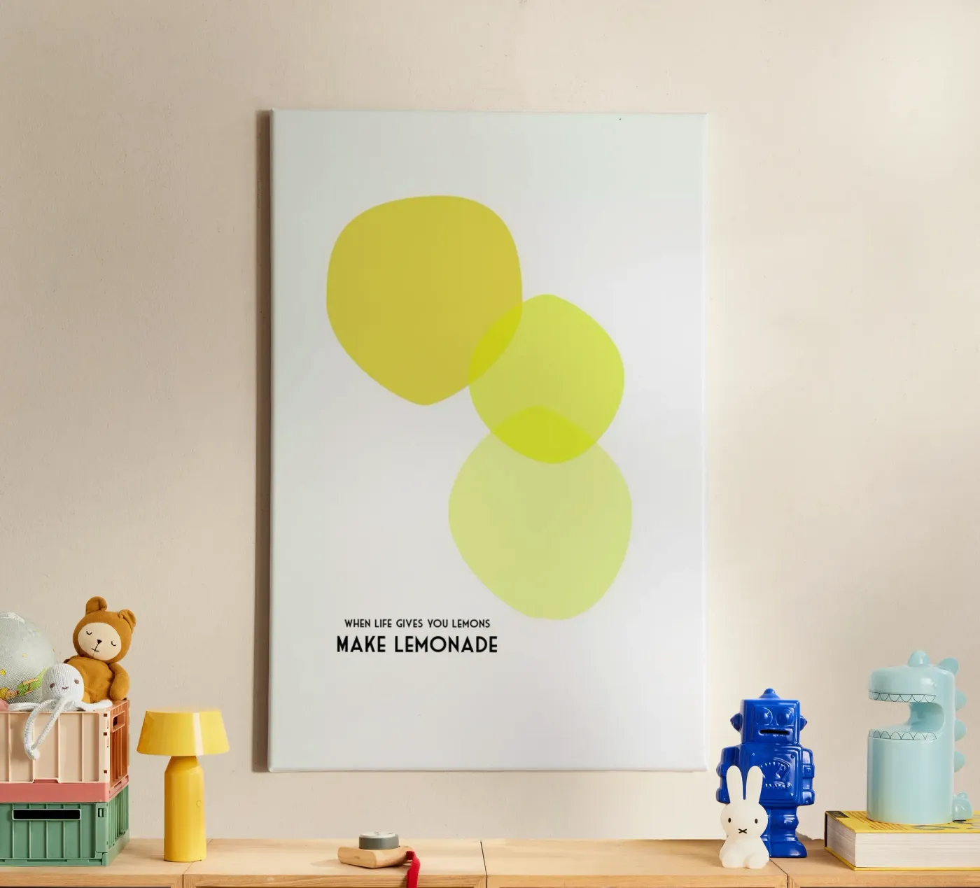 Lemons 2 canvas van Trabolt Design