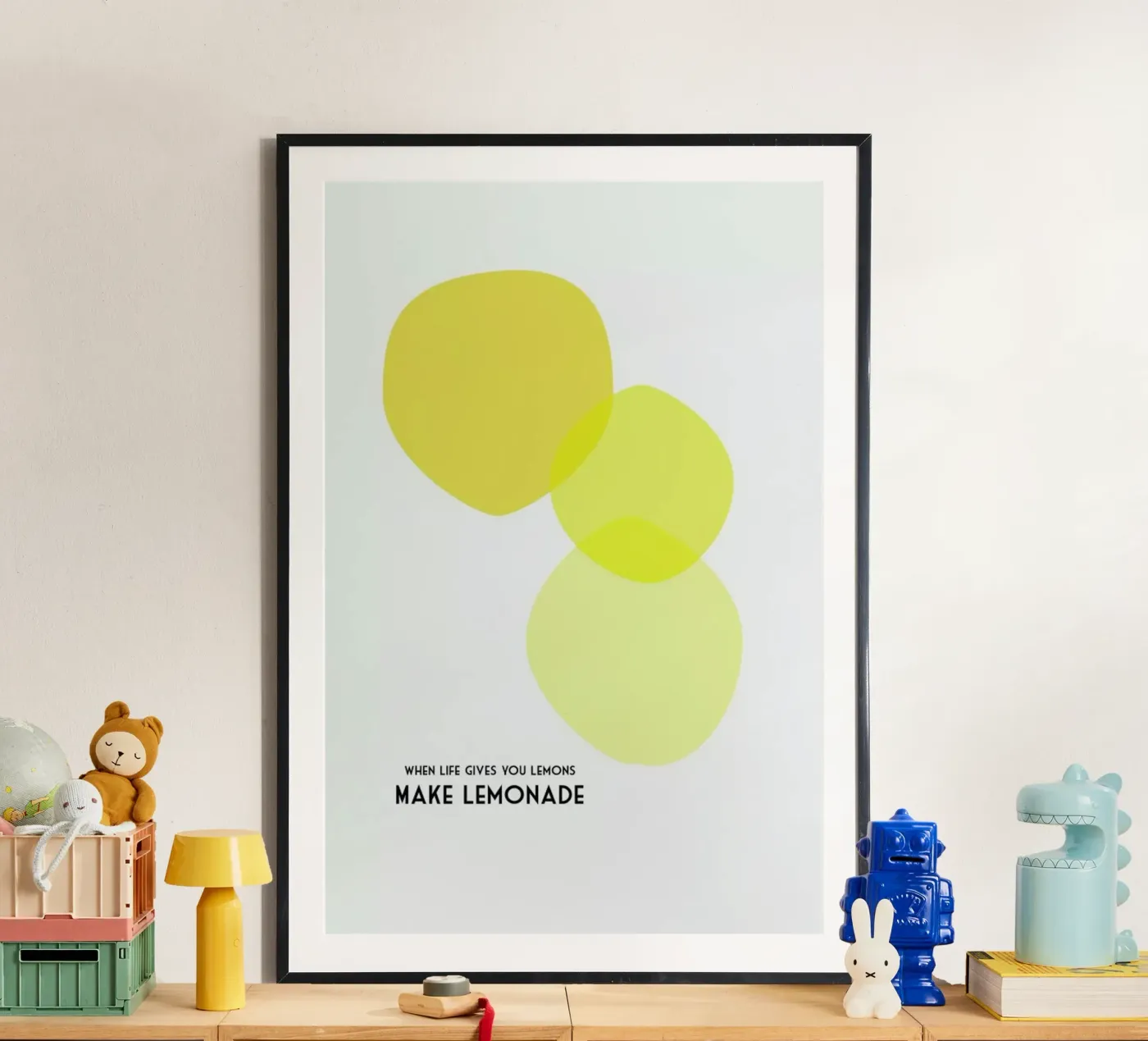 Lemons 2 poster van Trabolt Design