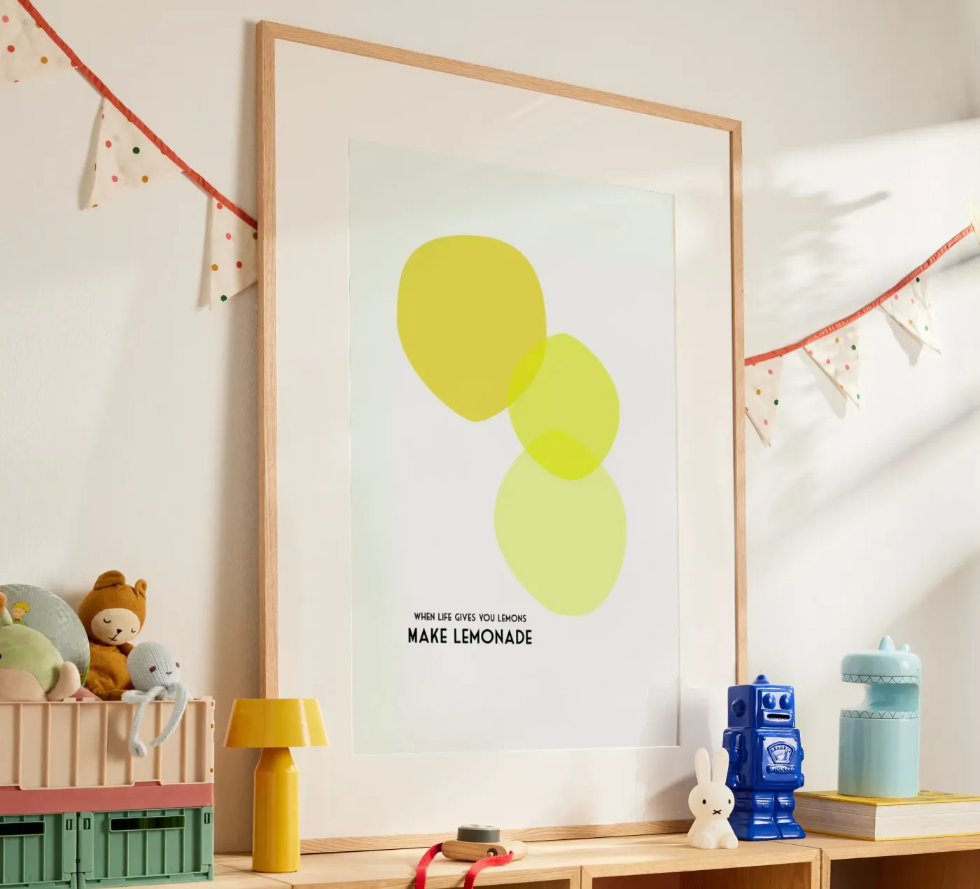 Lemons 2 poster van Trabolt Design