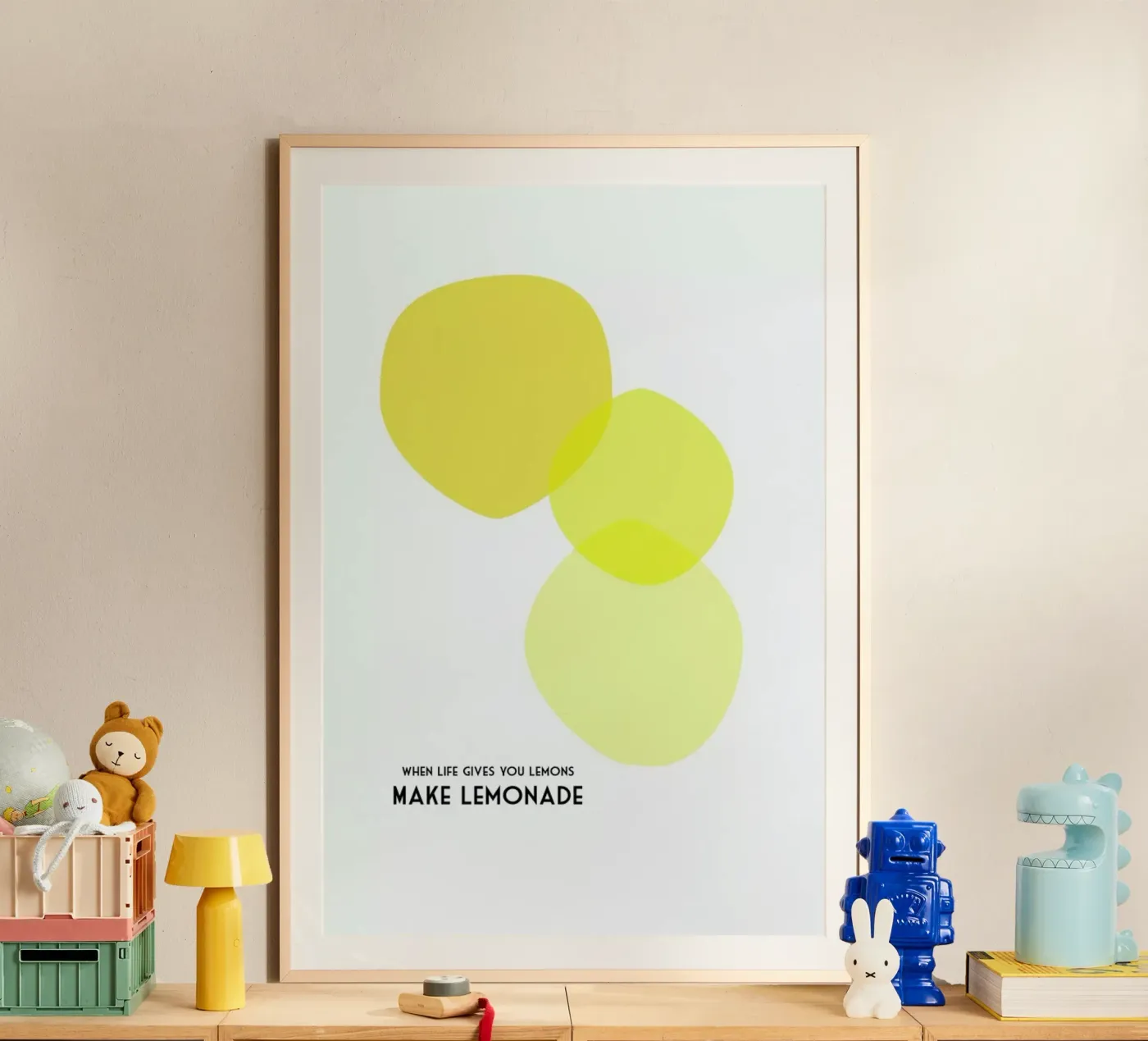 Lemons 2 poster van Trabolt Design
