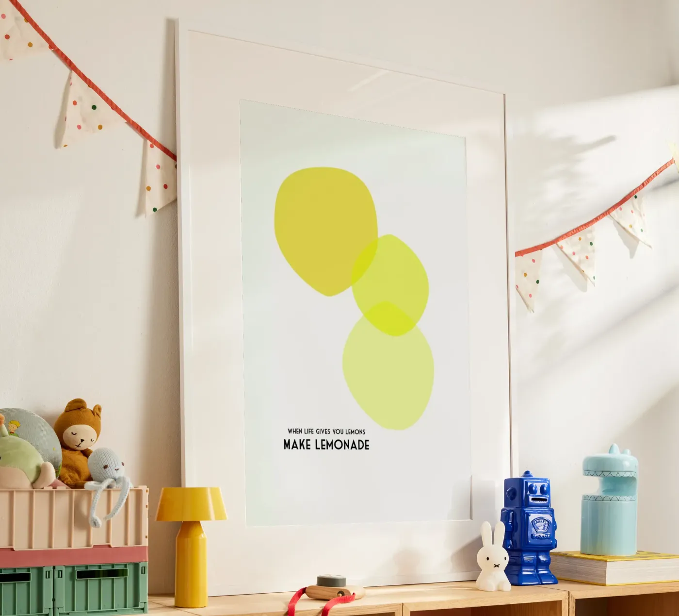 Lemons 2 poster van Trabolt Design