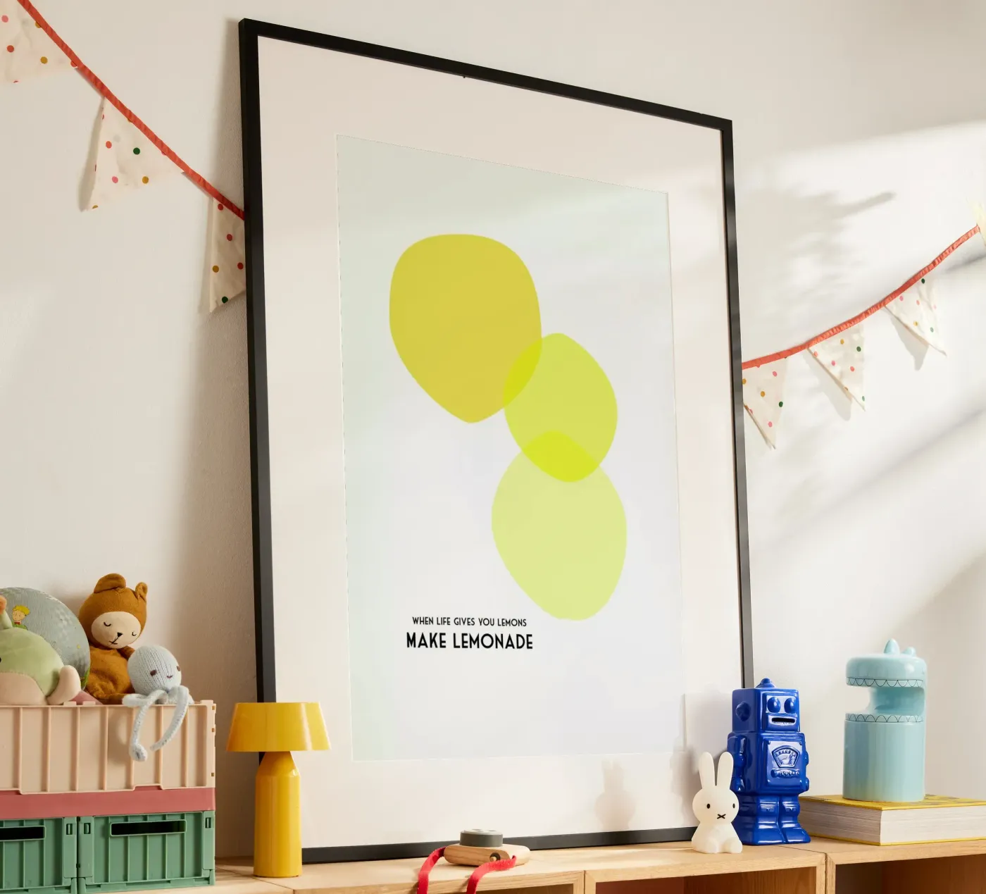 Lemons 2 poster van Trabolt Design