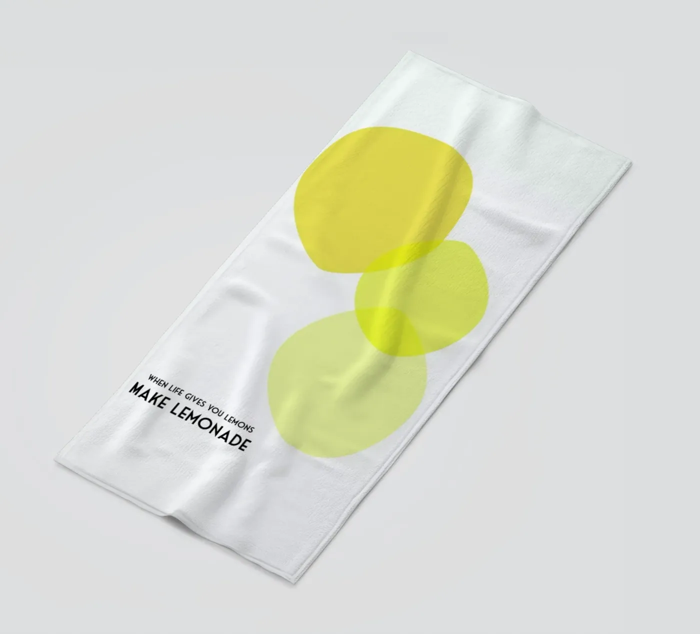 Lemons 2 strandhanddoek van Trabolt Design