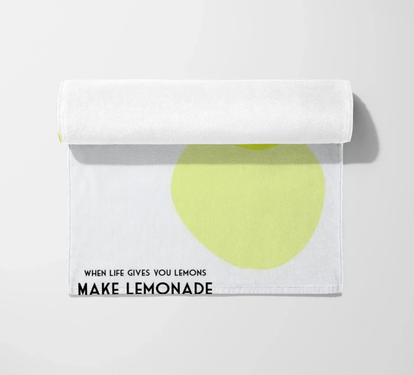 Lemons 2 strandhanddoek van Trabolt Design