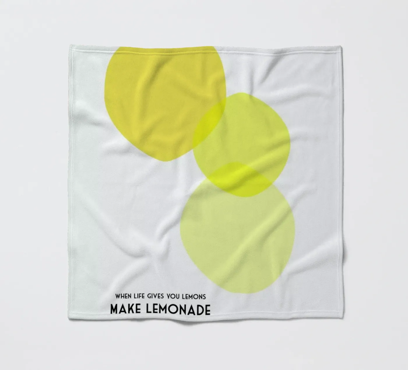 Lemons 2 fleece blanket by Trabolt Design
