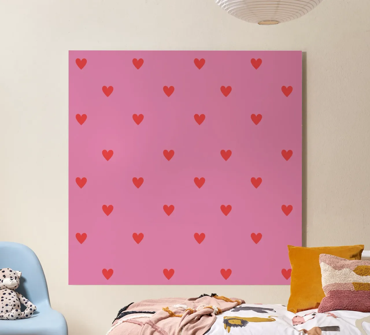 Pink Hearts plexiglass da Studio ROSAGRAU