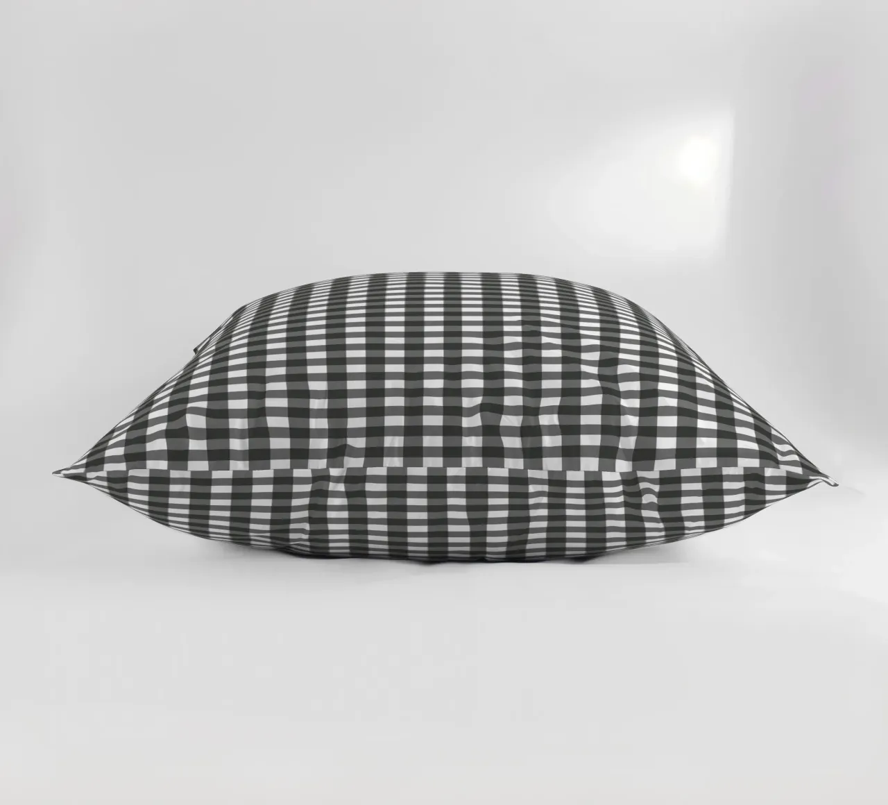 Gingham Check Schwarz cuscino da Studio ROSAGRAU