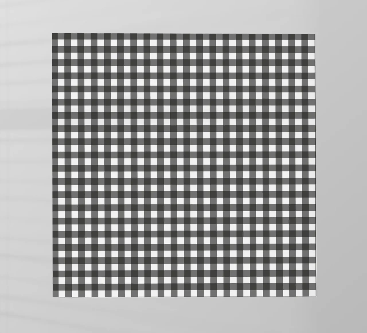 Gingham Check Schwarz pellicola backlit da Studio ROSAGRAU