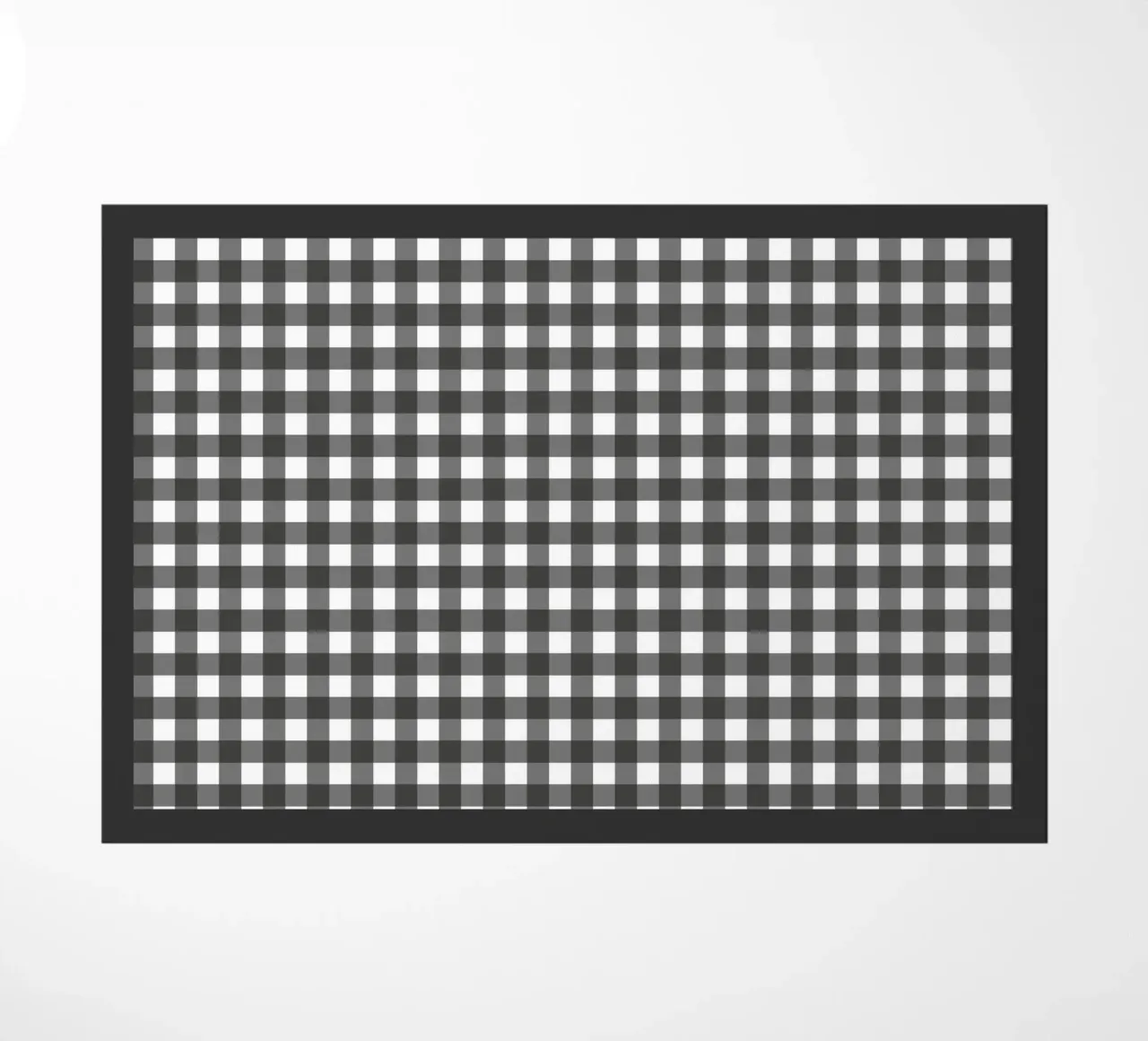 Gingham Check Schwarz zerbino da Studio ROSAGRAU