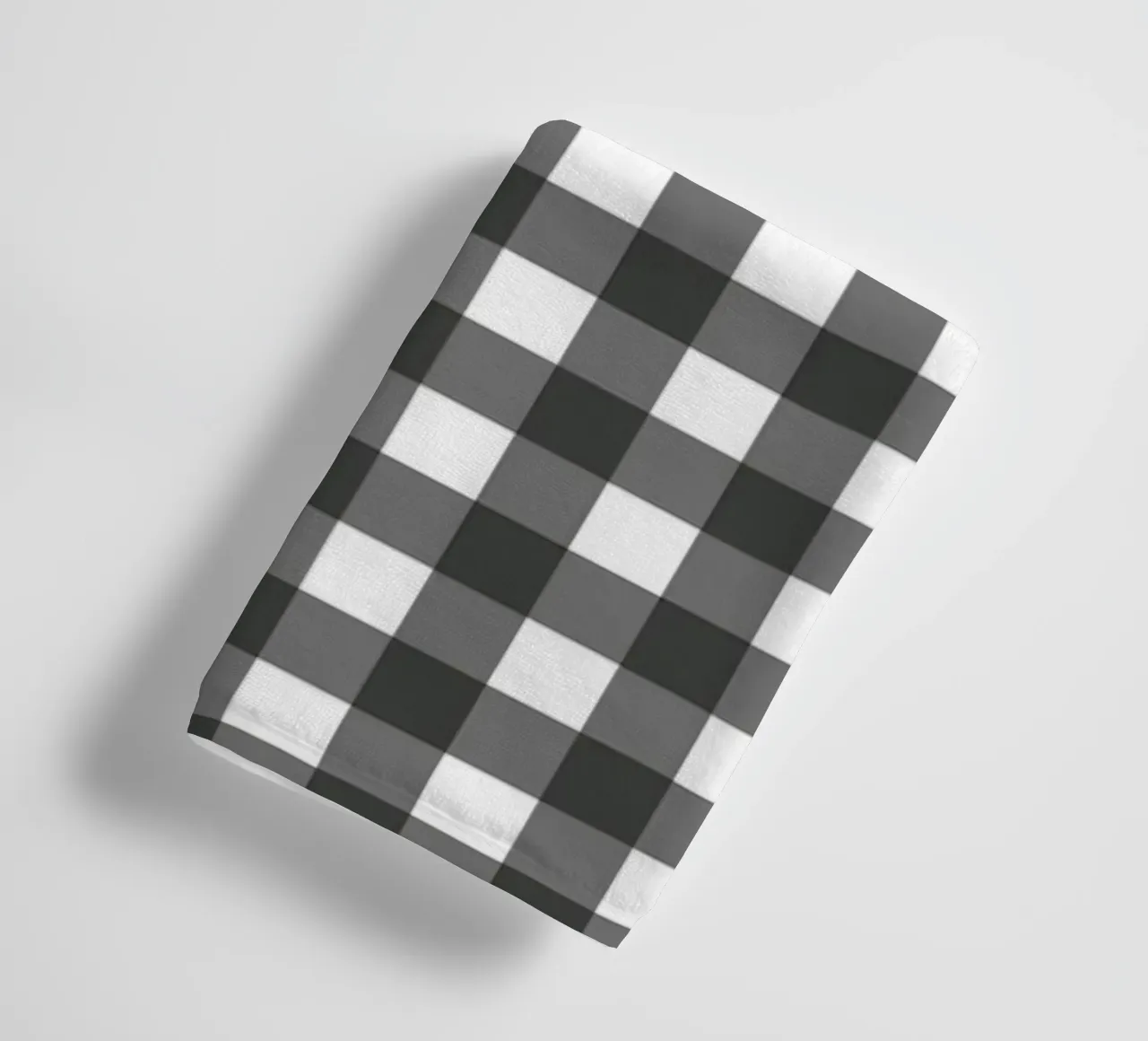 Gingham Check Schwarz asciugamano da bagno da Studio ROSAGRAU