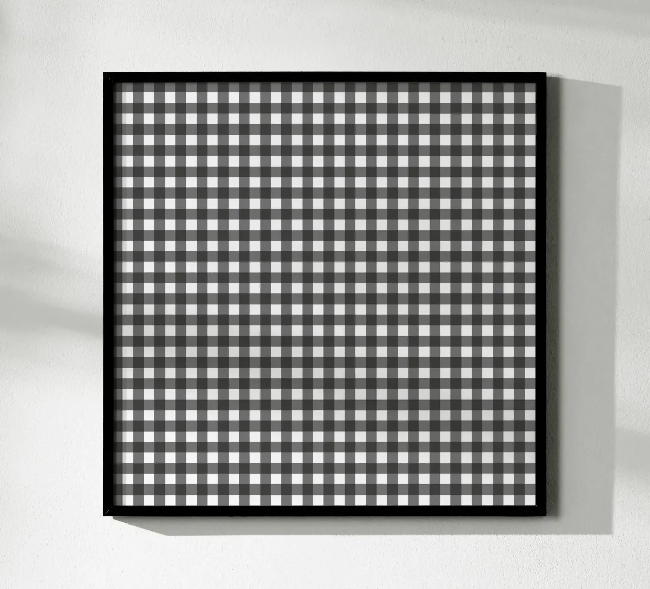 Gingham Check Schwarz carta hahnemühle da Studio ROSAGRAU