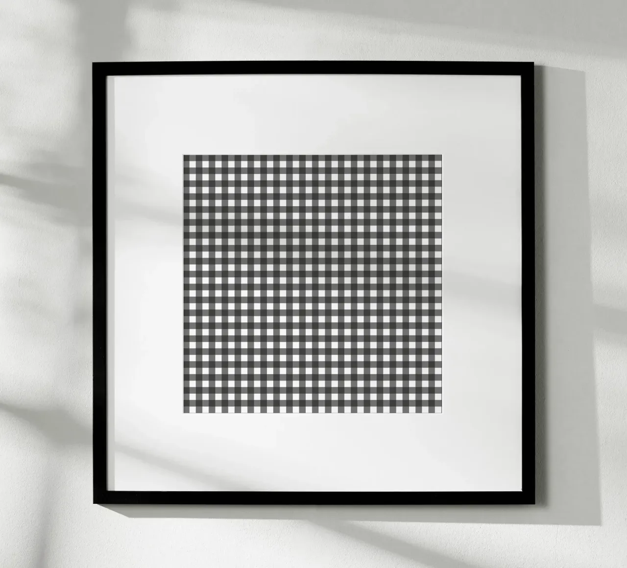 Gingham Check Schwarz carta hahnemühle da Studio ROSAGRAU