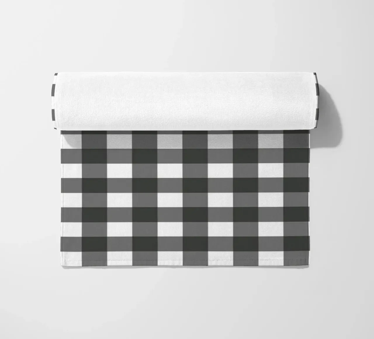 Gingham Check Schwarz telo mare da Studio ROSAGRAU