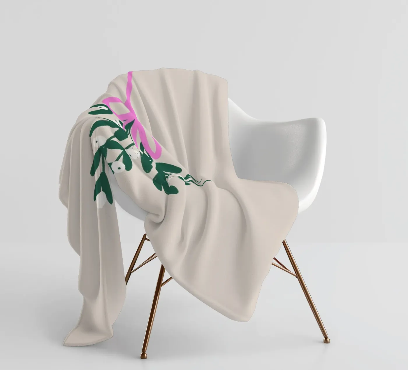 Misteltoe Fleecedecke von Studio ROSAGRAU
