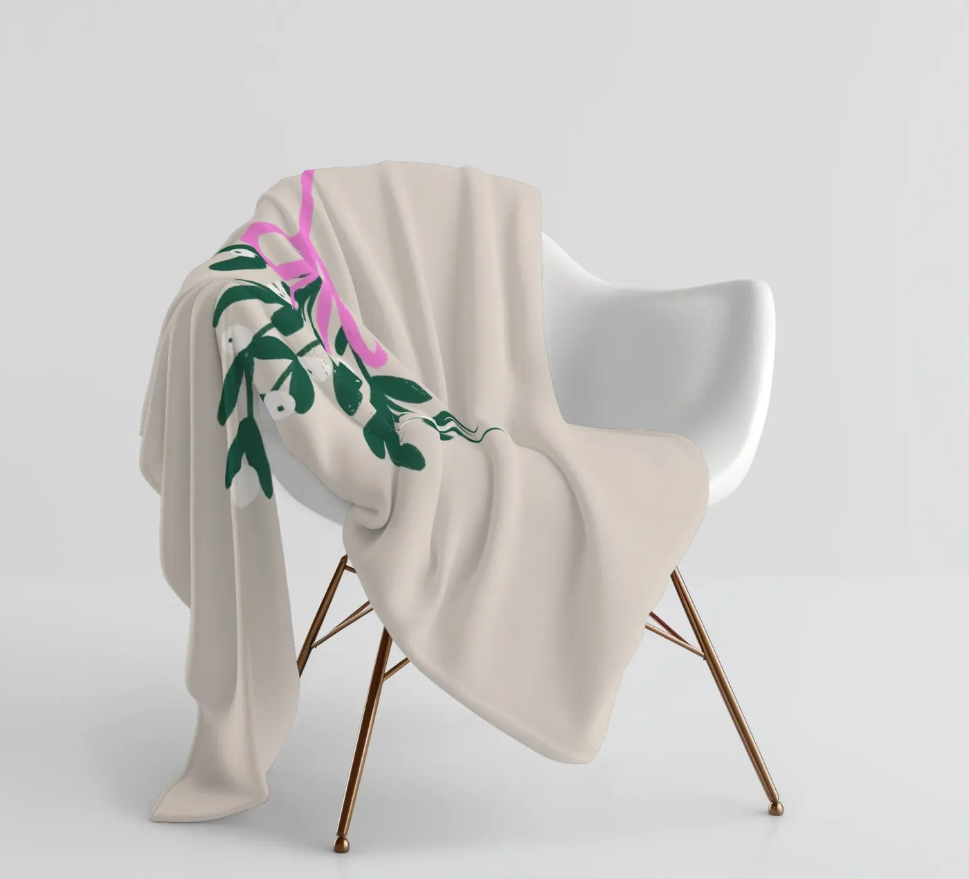 Misteltoe Fleecedecke von Studio ROSAGRAU