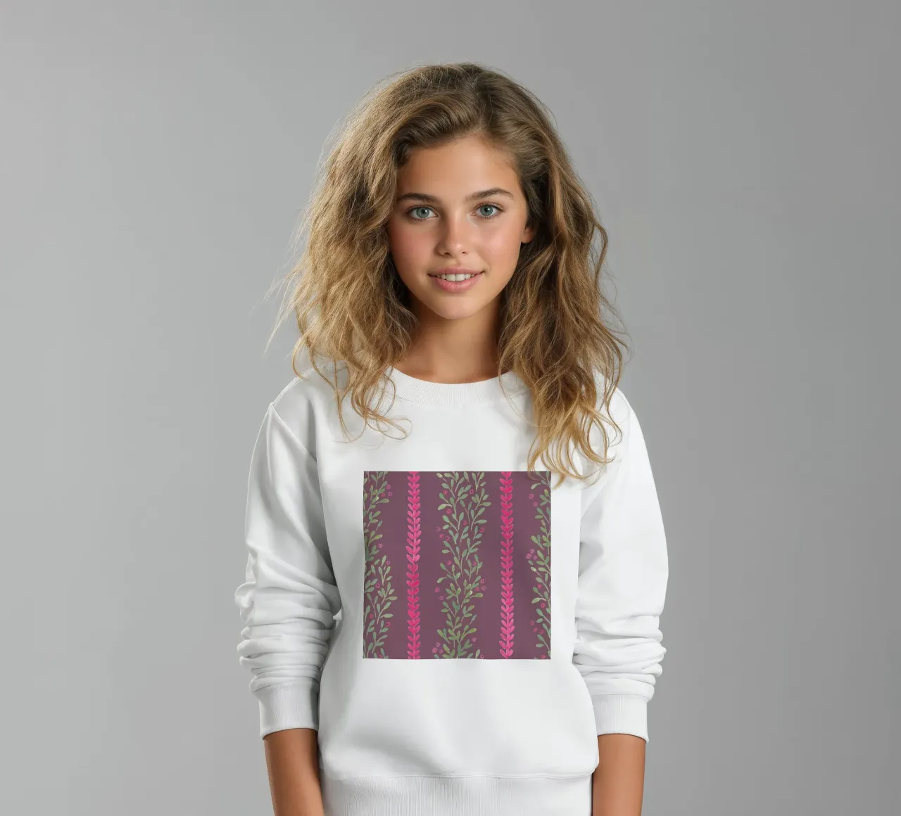 Pink berry lines felpa bambino da kosarandrea