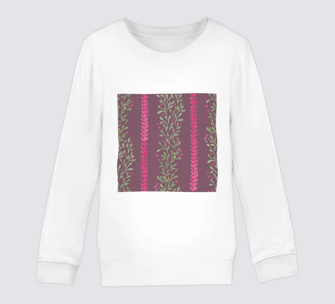 Pink berry lines felpa bambino da kosarandrea