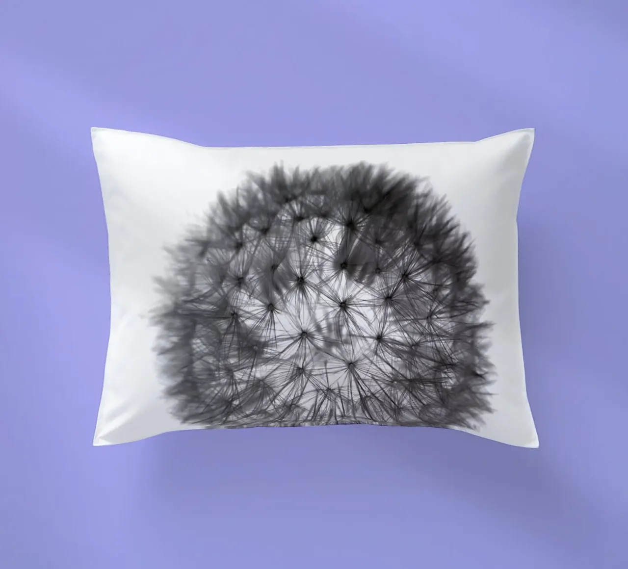 grey GRAFIC dandelion cuscino da Studio Nahili