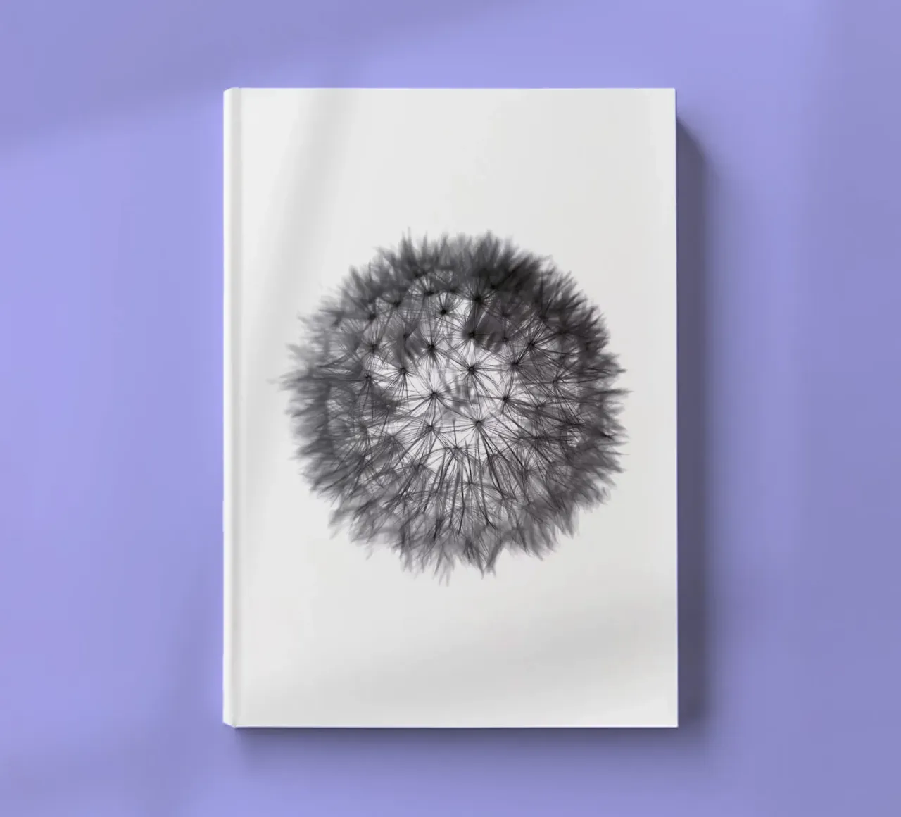 grey GRAFIC dandelion notebook by Studio Nahili