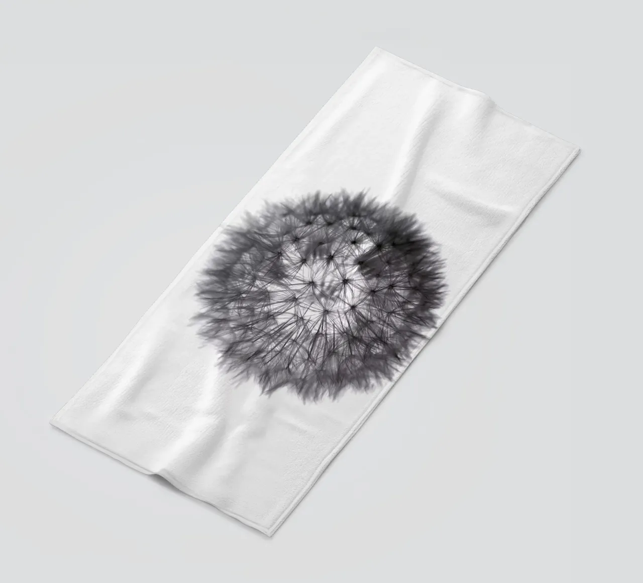 grey GRAFIC dandelion telo mare da Studio Nahili