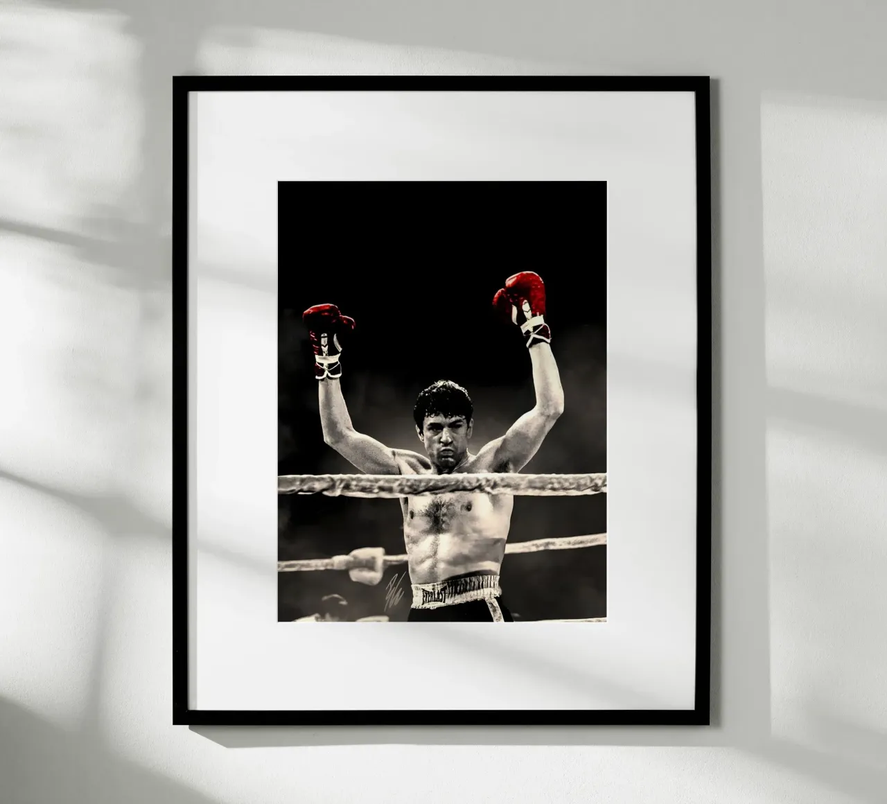 Jake LaMotta carta hahnemühle da Low poly art
