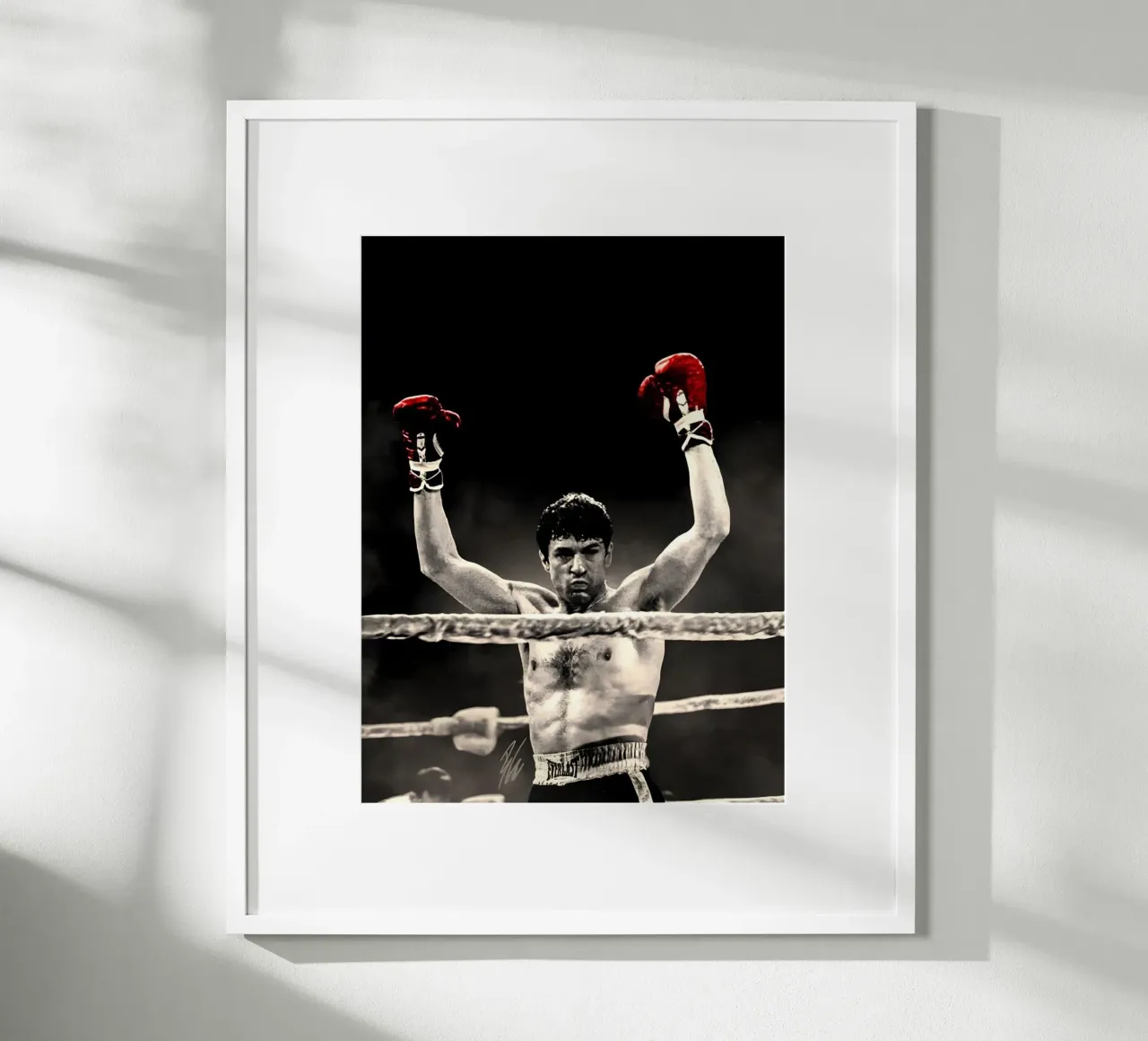 Jake LaMotta carta hahnemühle da Low poly art
