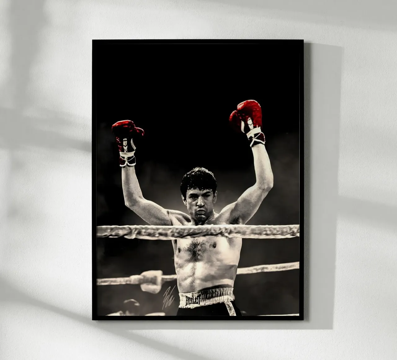 Jake LaMotta carta hahnemühle da Low poly art