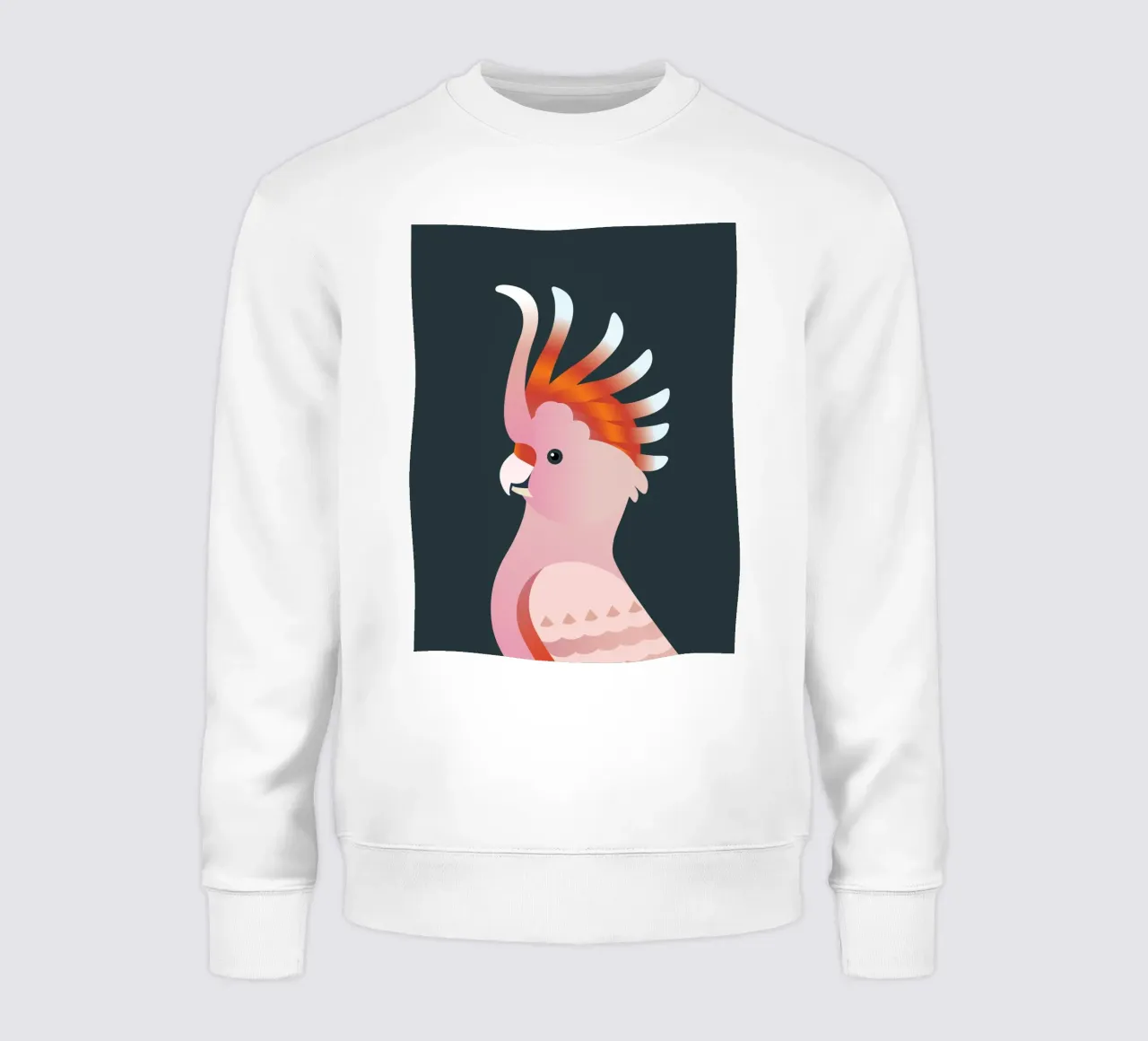 Uccello cacatua rosa felpa da Schuhmann Design