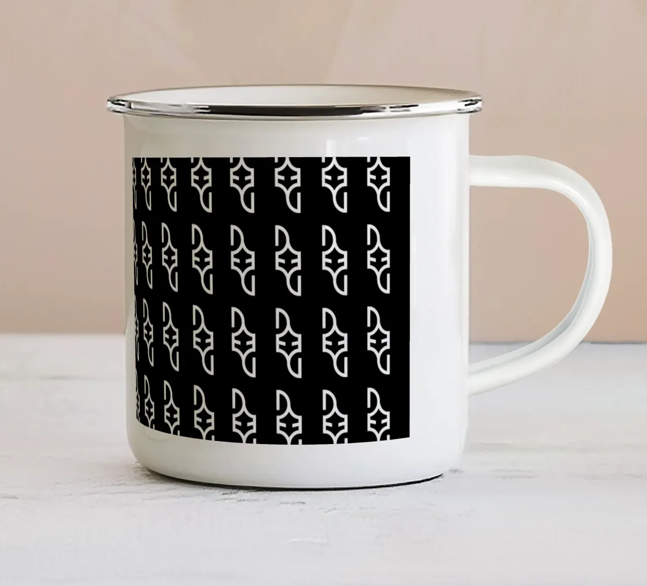 SEAHORSE DEPLETION* tazza in smalto da Grey Aaren