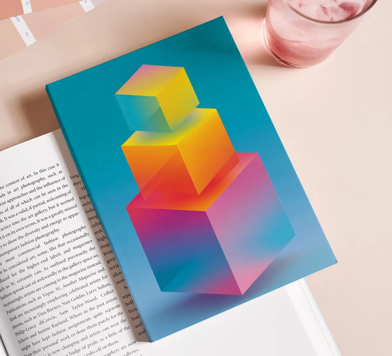 Symphony of Stacked Light notebook by Mosaic Dialogue