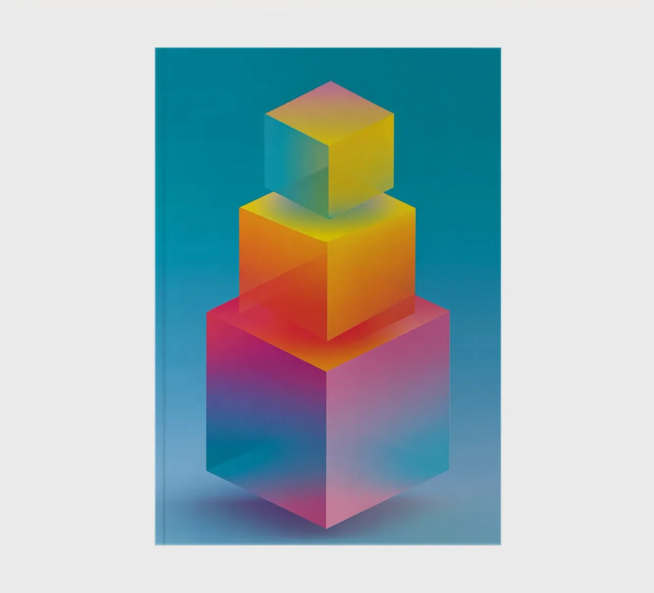Symphony of Stacked Light notebook by Mosaic Dialogue