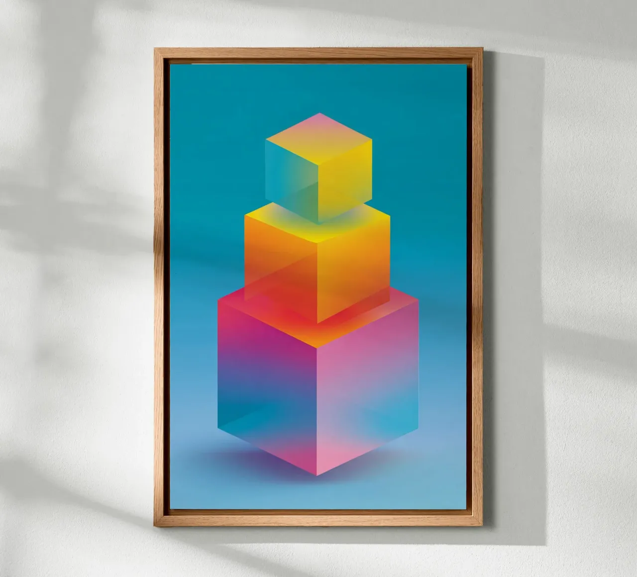 Symphony of Stacked Light alluminio dibond da Mosaic Dialogue