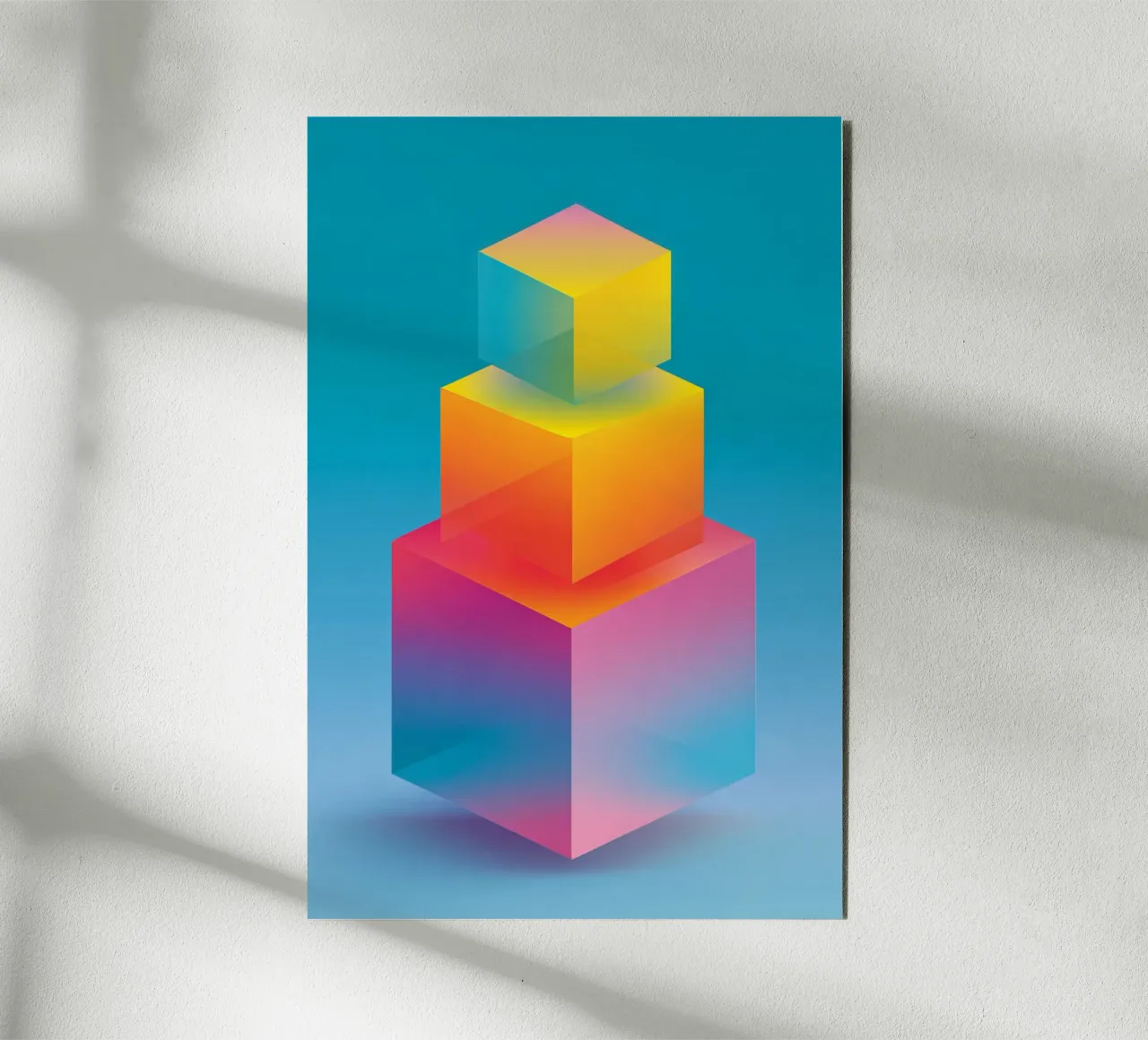 Symphony of Stacked Light alluminio dibond da Mosaic Dialogue