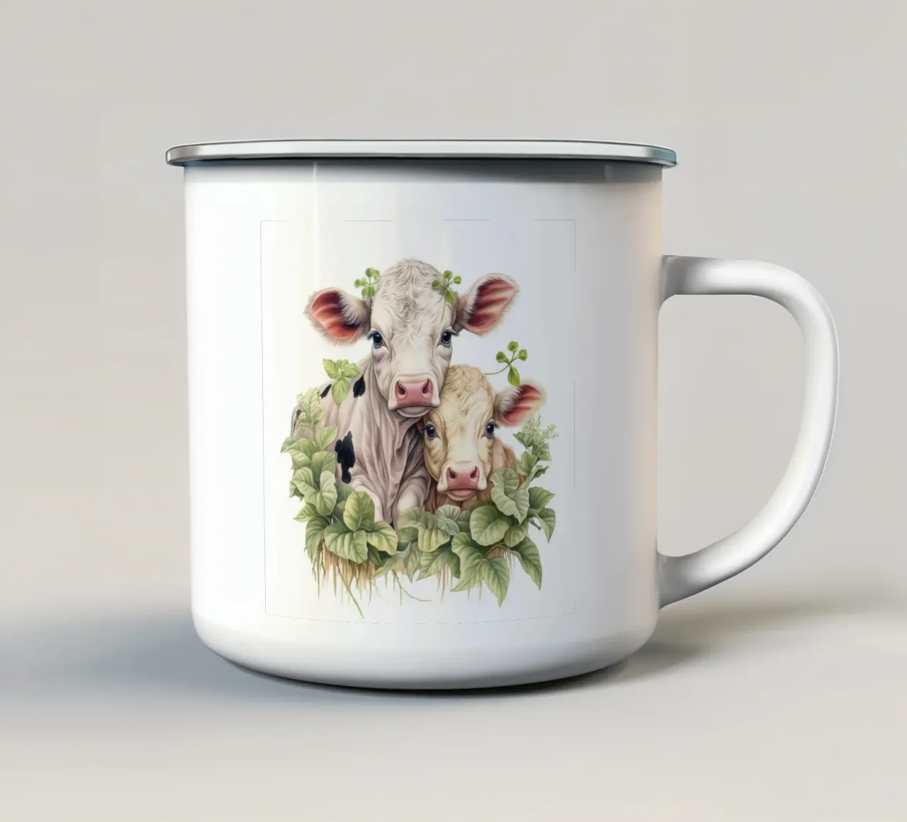 Mucche da latte tazza in smalto da Happy Littles