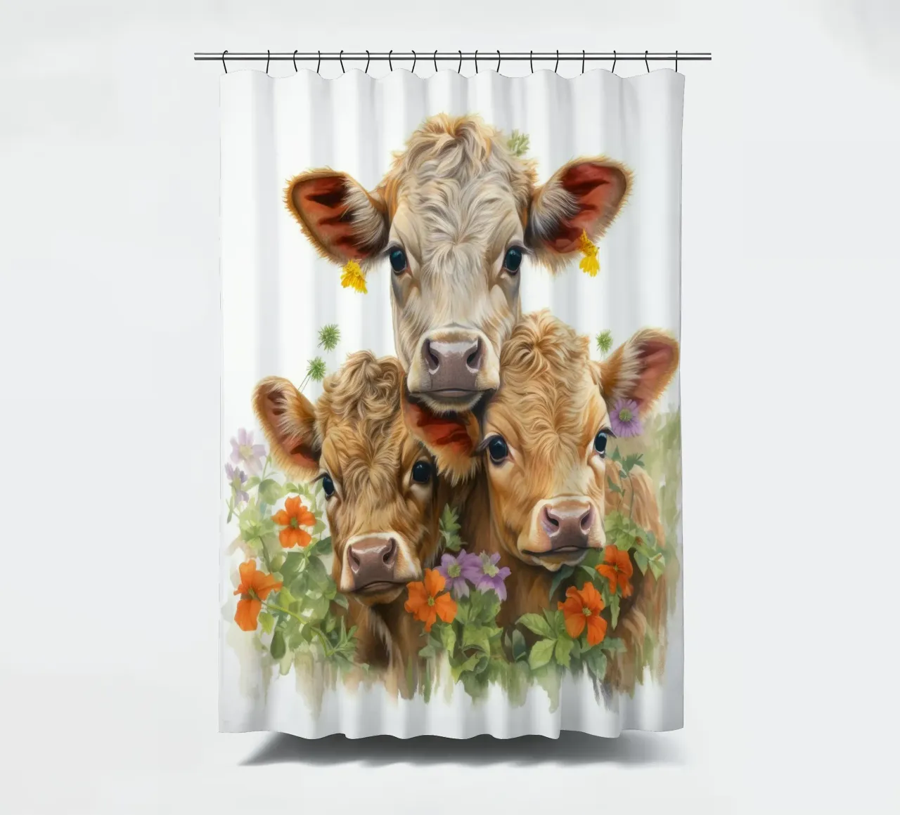 Mucche da latte tenda da doccia da Happy Littles