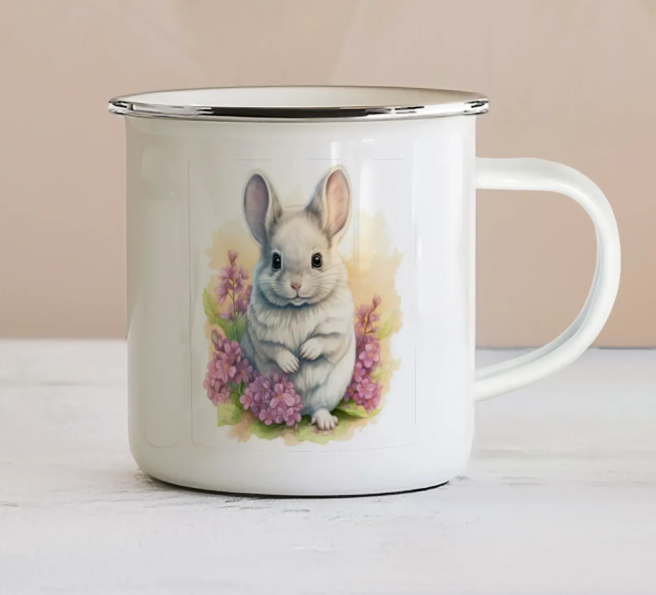 Bambino cincillà tazza in smalto da Happy Littles