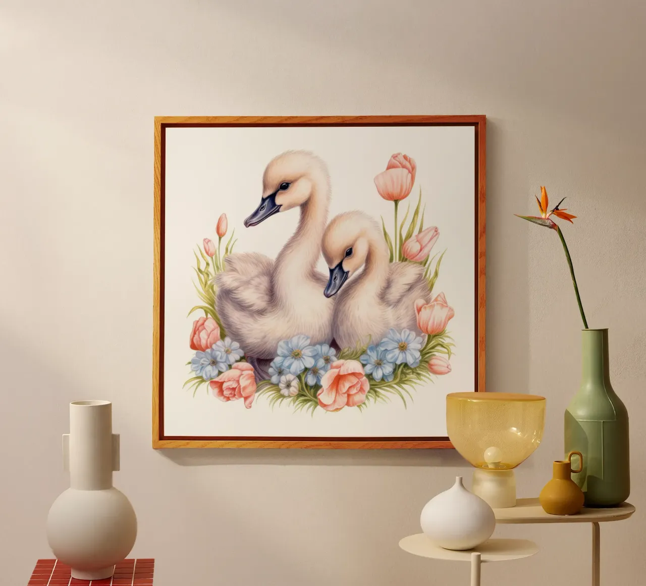 Piccoli cigni plexiglass da Happy Littles