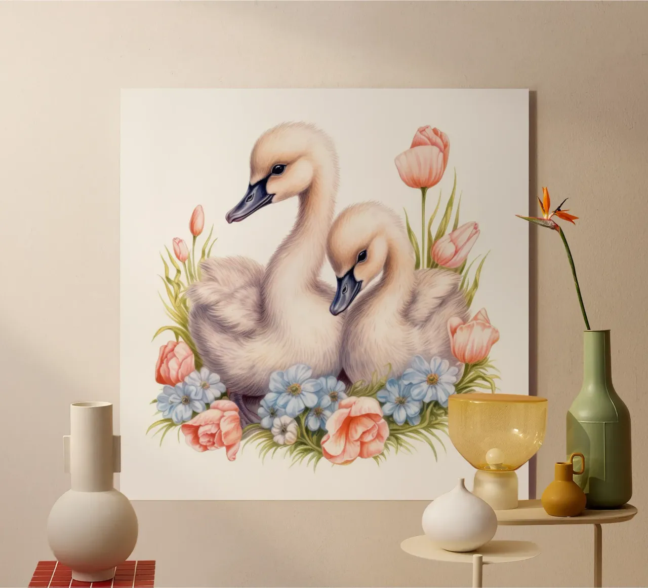 Piccoli cigni plexiglass da Happy Littles